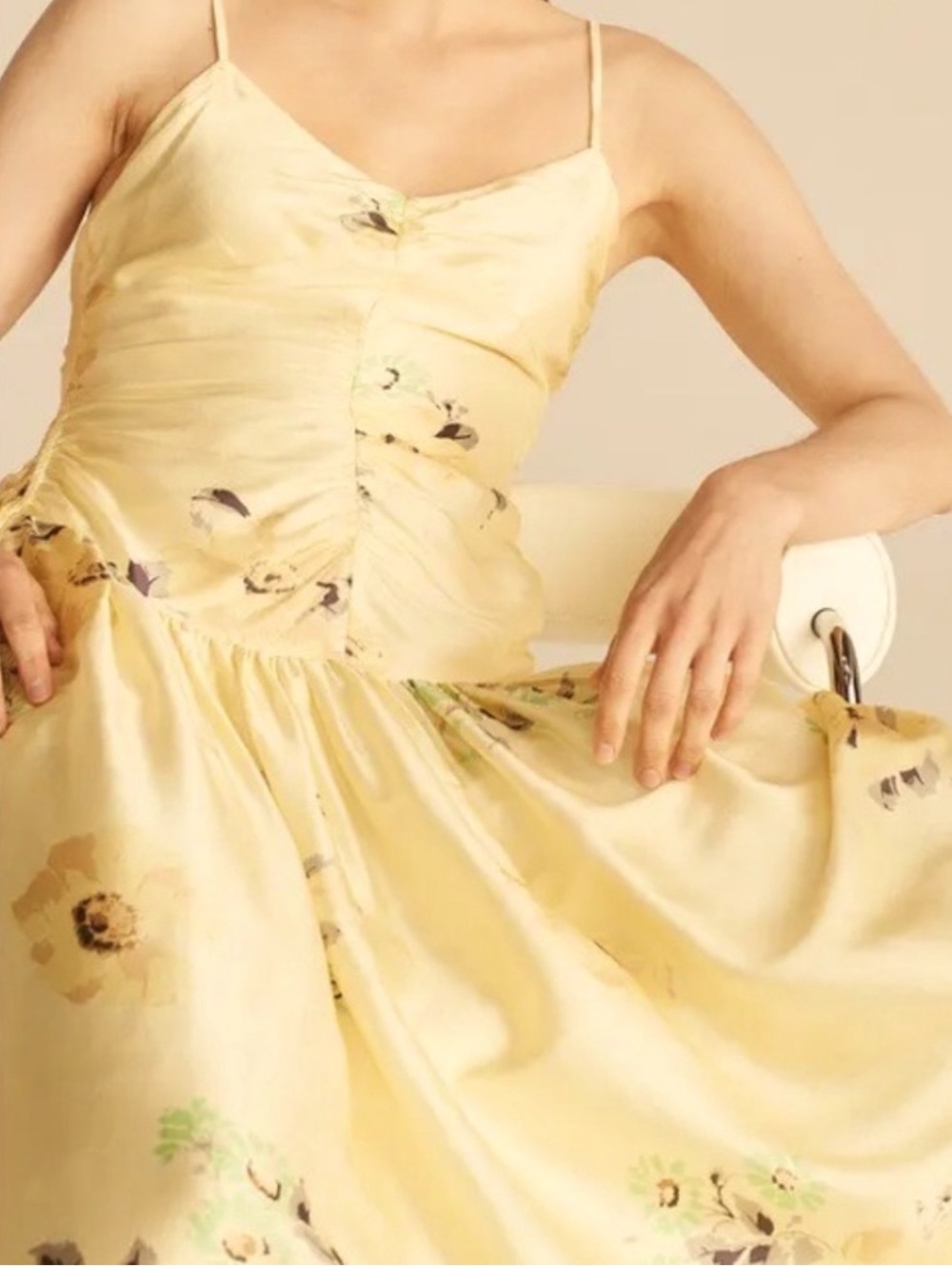 NWT Rebecca Taylor Positano Dress - Lemonade - Picture 2 of 10
